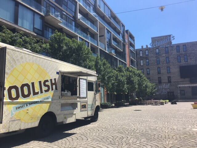 Foolish Truck In the Schmidt's Courtyard truckatschmidts